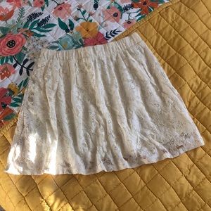 Forever 21 Lace Miniskirt